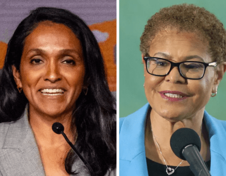 LA Mayoral Race: Nithya Raman Jumps Ahead of Karen Bass in Controversial Poll