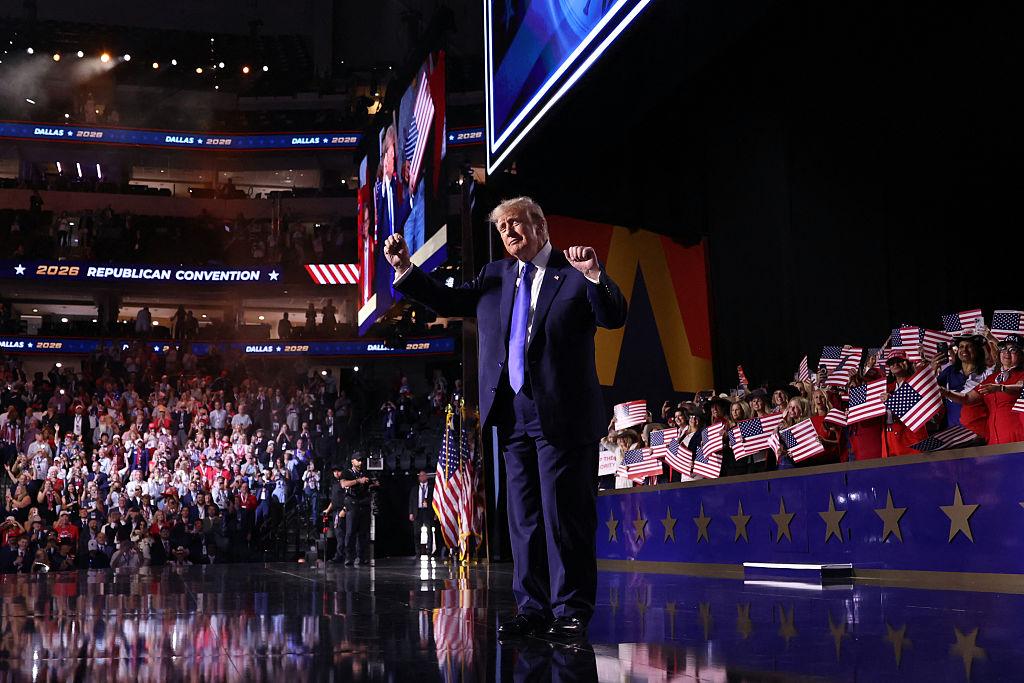 Trump Takes a Jab at Reparations at Republican&nbsp;Convention
